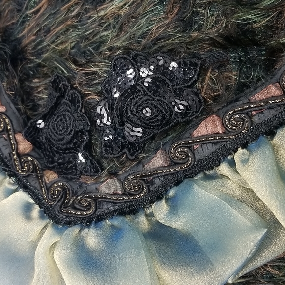 Anis.A Shag Embellished Jacket - Picture 8 of 16